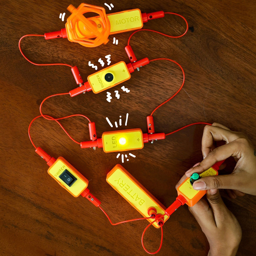 Circuit Builder | 4-14 years| DIY STEM Construction Toy