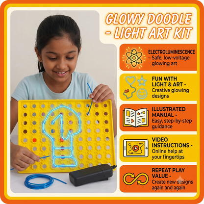 Glowy Doodle (Ages 6-14) – STEM Kit for Kids | Tinkernauts