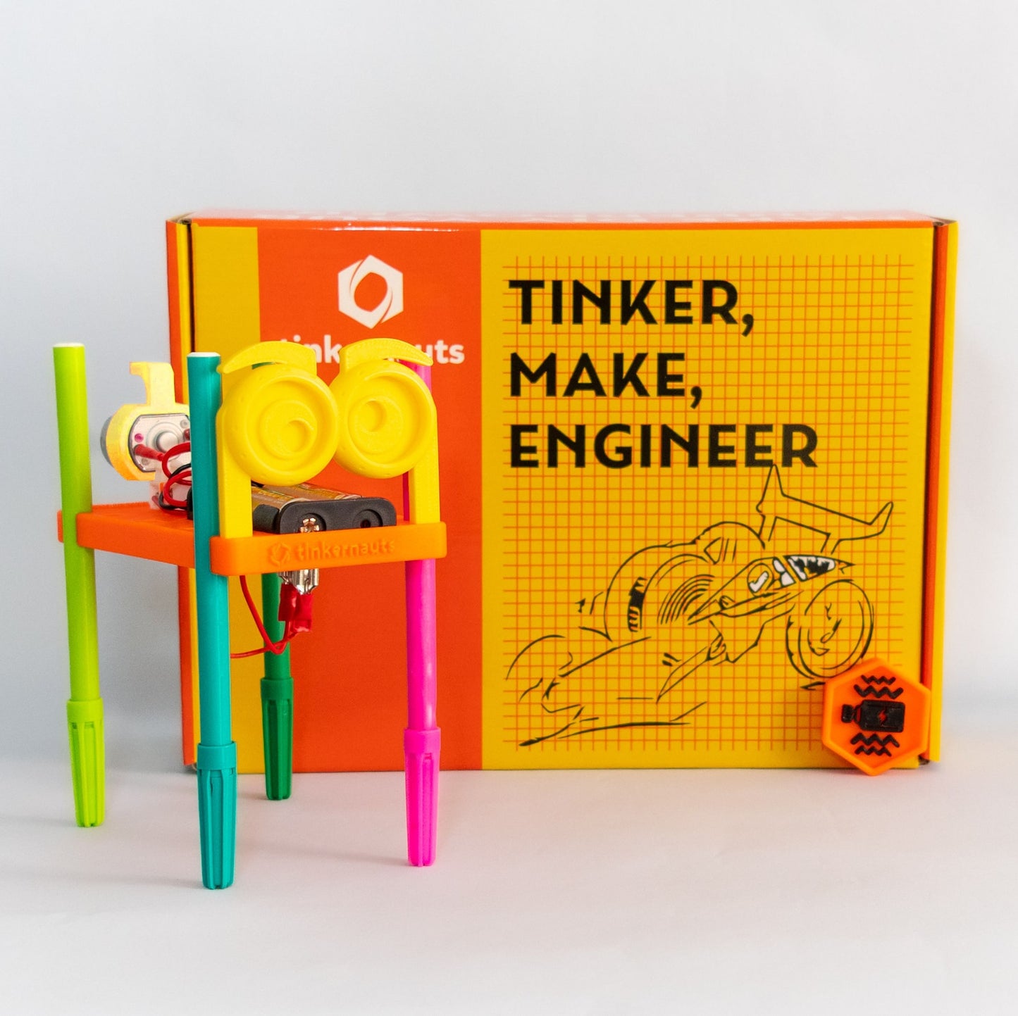 Art Bot (Ages 6+) (6 years or older) – STEM Kit for Kids | Tinkernauts