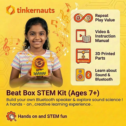 Beat Box (Ages 7+) (7 years or older) – STEM Kit for Kids | Tinkernauts