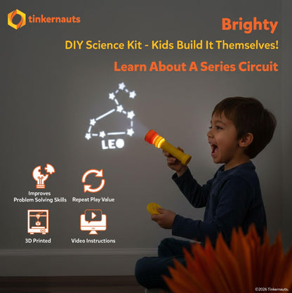Brighty (Ages 7+) (7 years or older) – STEM Kit for Kids | Tinkernauts