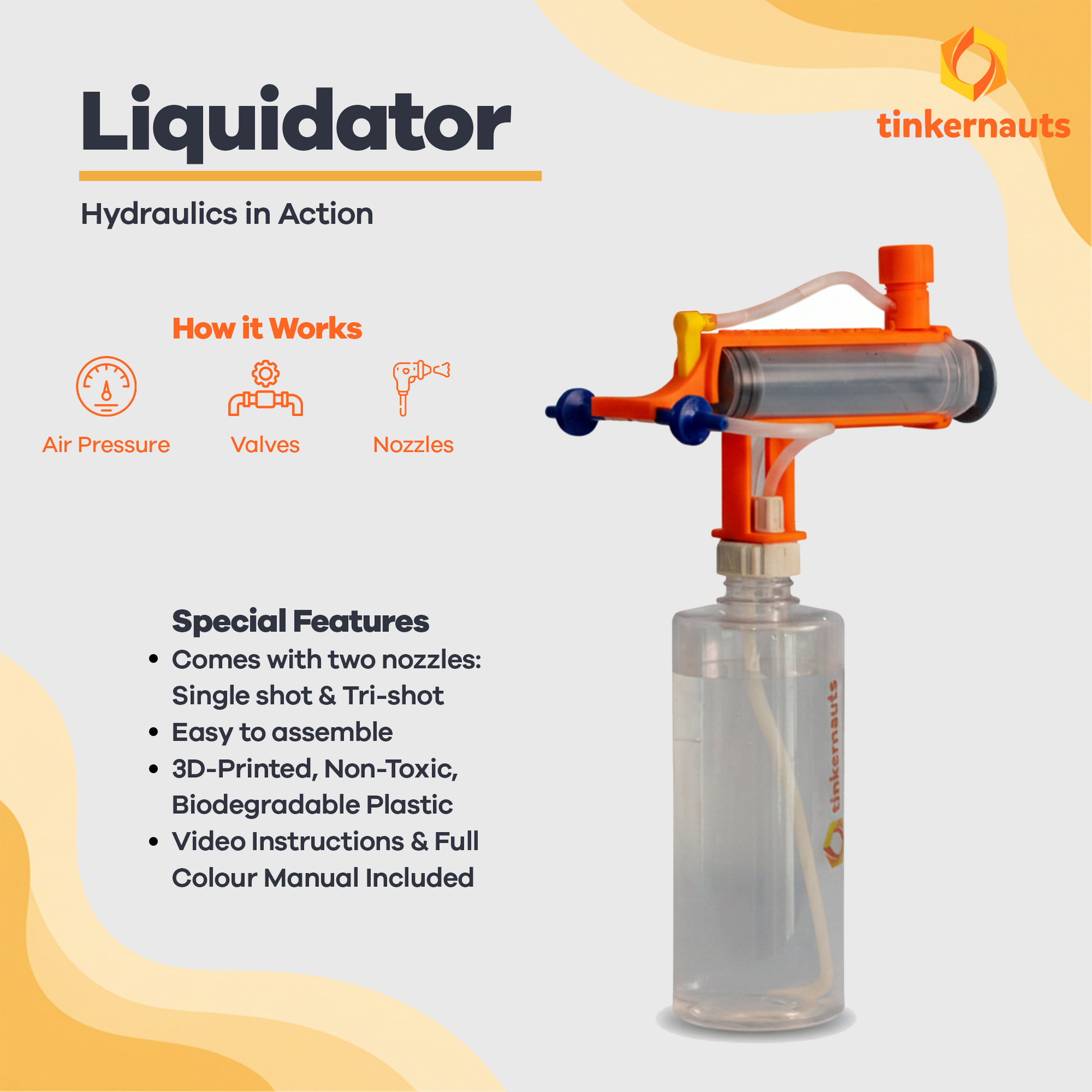 Liquidator (Ages 6+) () – STEM Kit for Kids | Tinkernauts