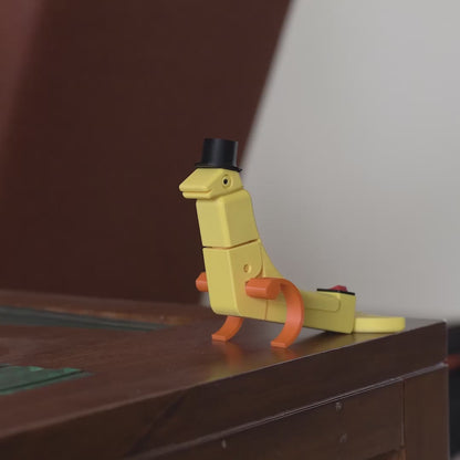 Video of zoomer in action and moving its flippers across the table