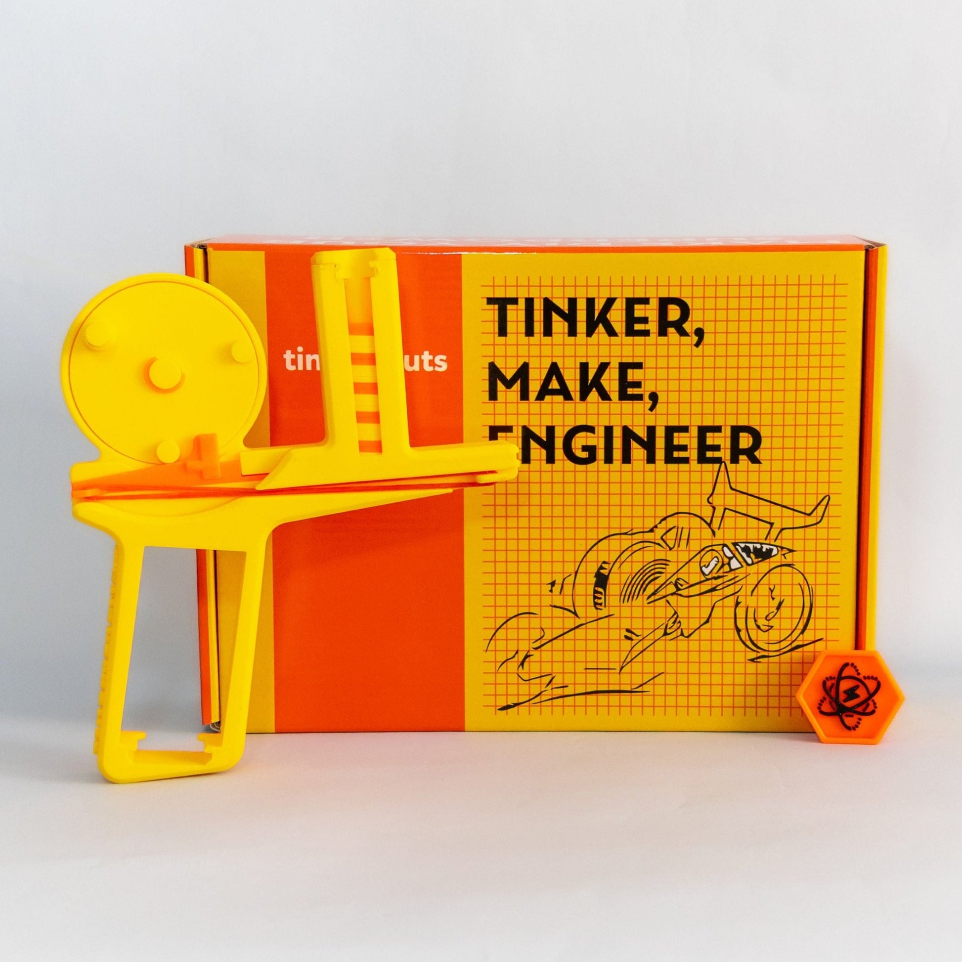 Spin Shot (Ages 6+) (two magazines & discs) – STEM Kit for Kids | Tinkernauts