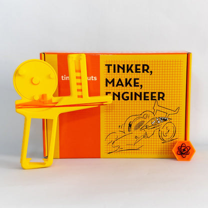 Spin Shot (Ages 6+) (two magazines & discs) – STEM Kit for Kids | Tinkernauts