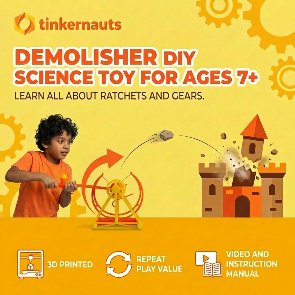 The Demolisher (Ages 7+) (7 years or older) – STEM Kit for Kids | Tinkernauts