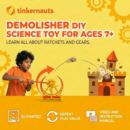 The Demolisher (Ages 7+) (7 years or older) – STEM Kit for Kids | Tinkernauts